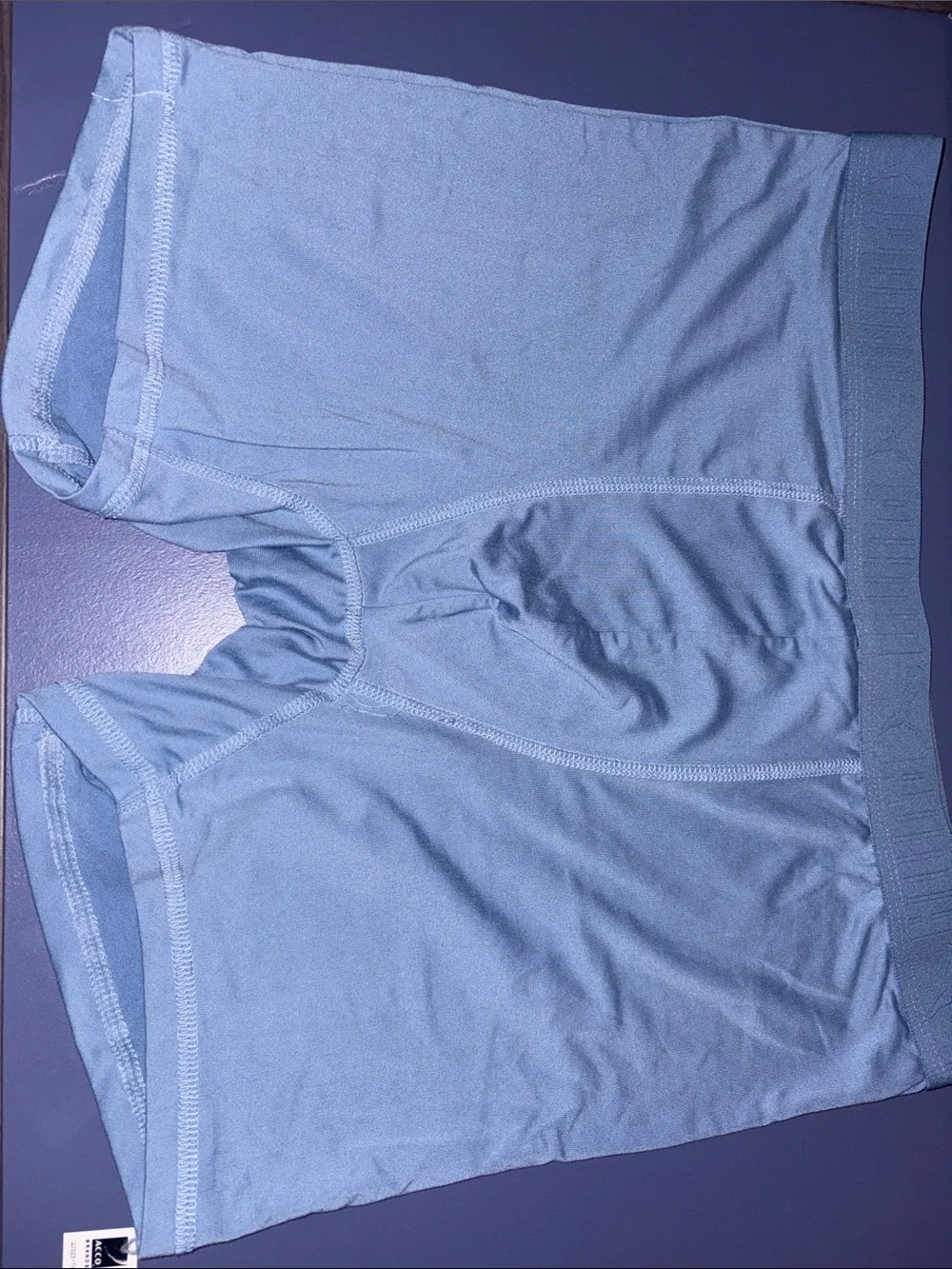 Puma Light Blue Men's Seamless Boxer Briefs